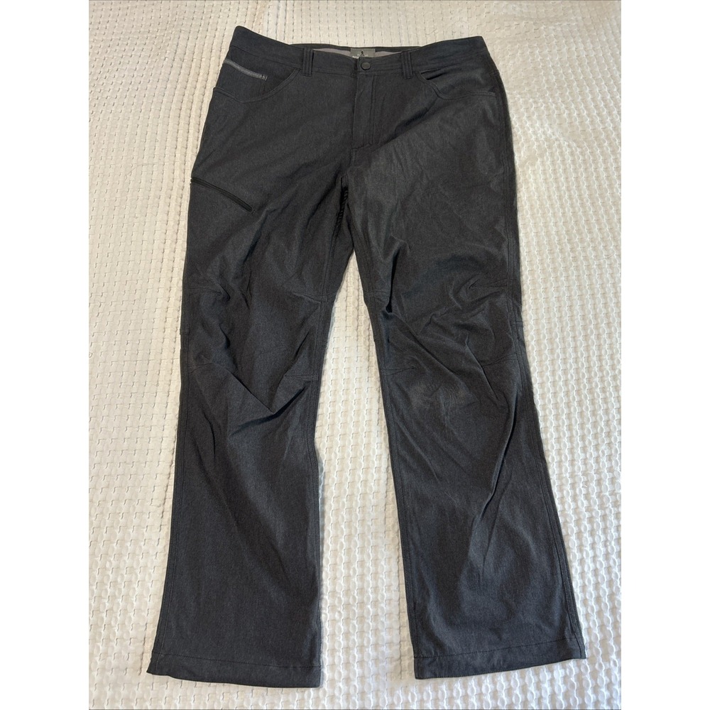 Royal Robbins Men's Gray Flex Hiking Travel Pants 38x30